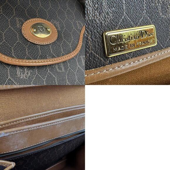 CHRISTIAN DIOR Brown Leather Shoulder Bag - Picture 5 of 5